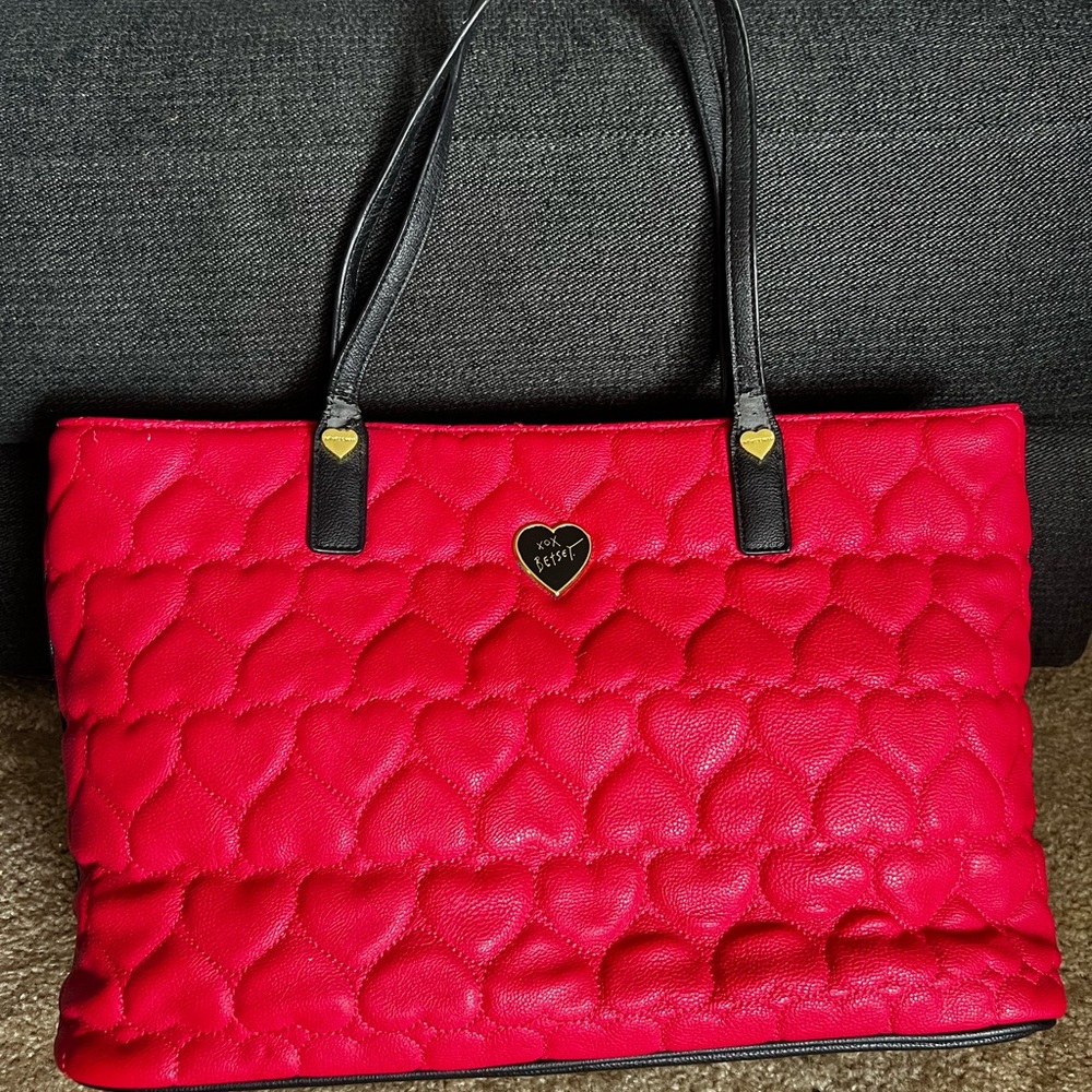 Betsey Johnson Heart Tote